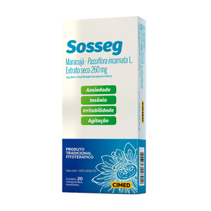 Sosseg 260mg 20 Comprimidos Revestidos