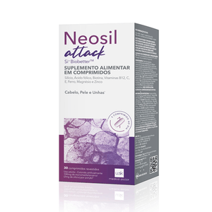 Suplemento Alimentar Neosil Attack 30 Comprimidos Revestidos
