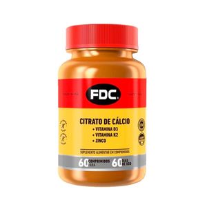 Citrato de Cálcio FDC 60 Comprimidos