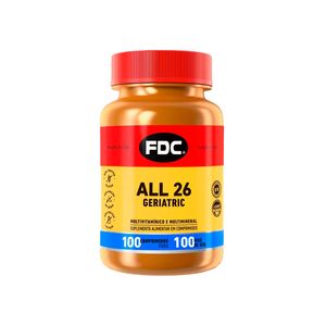 Suplemento Alimentar All 26 FDC Geriatric 100 Comprimidos