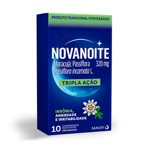 Novanoite Tripla Ação 320mg 10 Comprimidos Revestidos