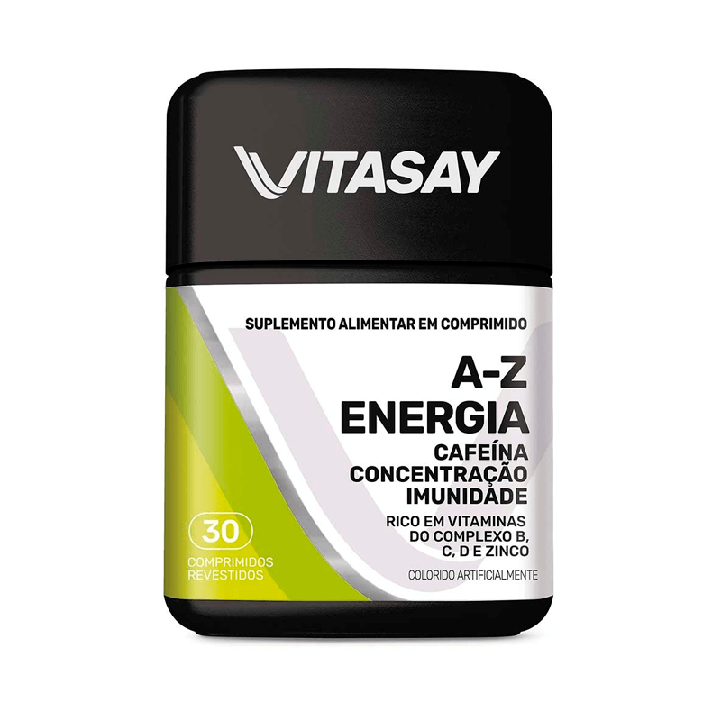 Suplemento Alimentar Vitasay A-Z Energia 30 Comprimidos Revestidos