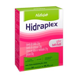 Hidraplex Pó Natulab Tutti-Frutti 4 Envelopes de 27,9g