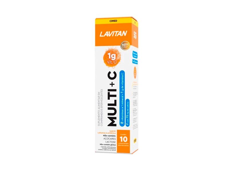 Lavitan-Multi-C-1g-Sabor-Laranja-e-Acerola-10-Comprimidos-Efervescentes