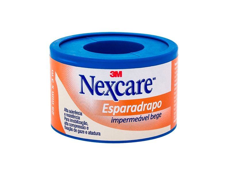 Esparadrapo-Nexcare-Impermeavel-Bege-25mm-x-3m