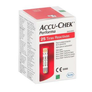 Tira Teste Accu-Chek Performa  25 unidades