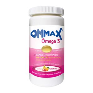 Ommax Sabor Tutti Frutti 90 Cápsulas