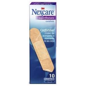 Curativos Nexcare Superflexíveis 10 Unidades