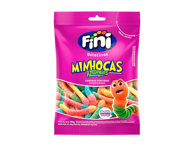 Balas-de-Gelatina-Fini-Minhocas-Citricas-90g