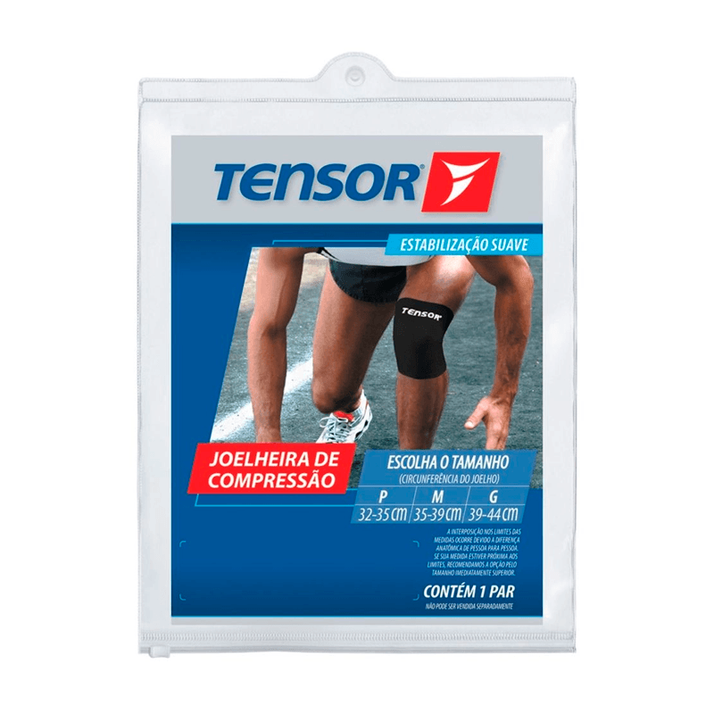 Encontraproduto.com.br - Tensor Compressão, Joelheira Adulto Unissex, Preto (Black), M