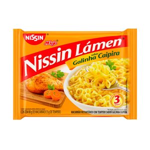 Macarrão Instantâneo Nissin Lámen Sabor Galinha Caipira 85g