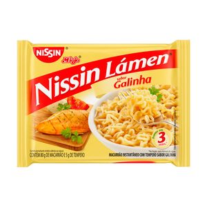 Macarrão Instantâneo Nissin Lámen Sabor Galinha 85g