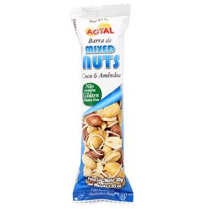 Barra de Mixed Nuts Coco & Amêndoa 30g