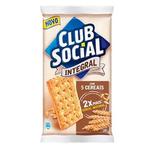 Biscoito Club Social Integral 5 Cereais 144g