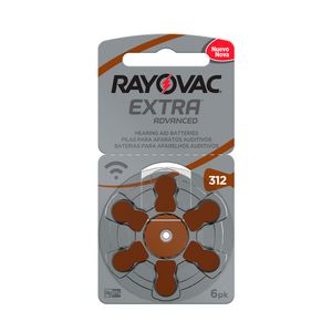 Pilha Auditiva Rayovac 312 Extra Advanced 6 Unidades