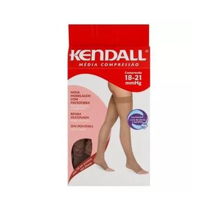 Meia Compressão Média 7/8 Kendall M Sem Ponteira Mel