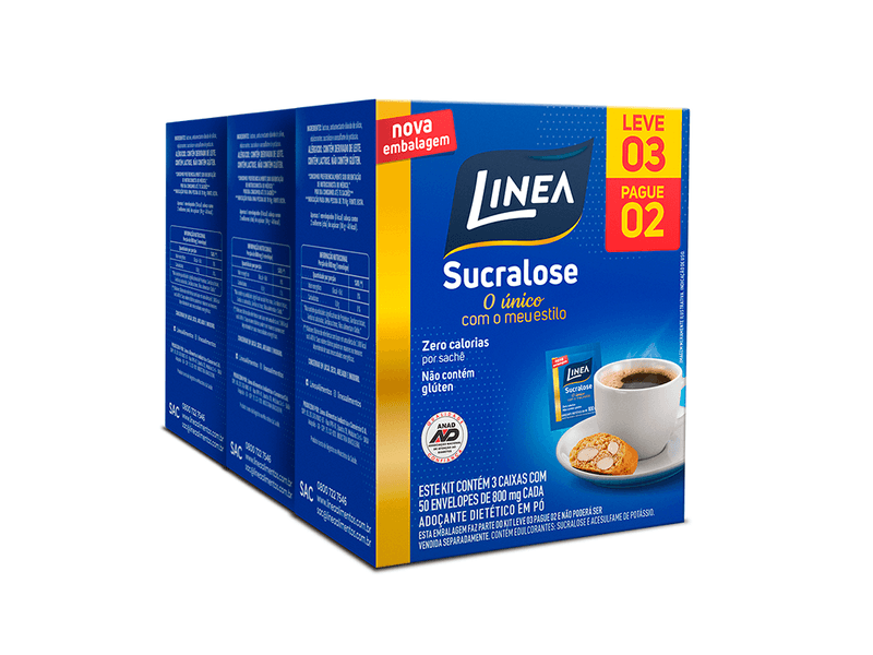 Kit-Promocional-Adocante-em-Po-Linea-Sucralose---Leve-3-Pague-2