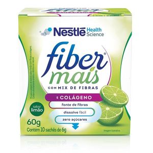 Regulador Intestinal Fibermais Colágeno Mix de Fibras Limão 60g
