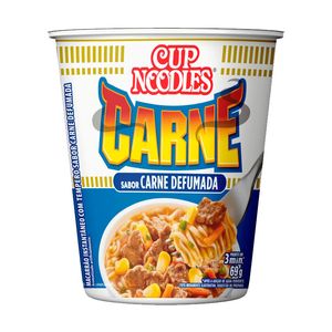 Macarrão Instantâneo Cup Noodles Sabor Carne Defumada 85g