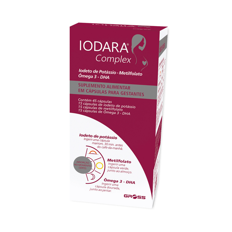 Iodara Complex com 45 Cápsulas