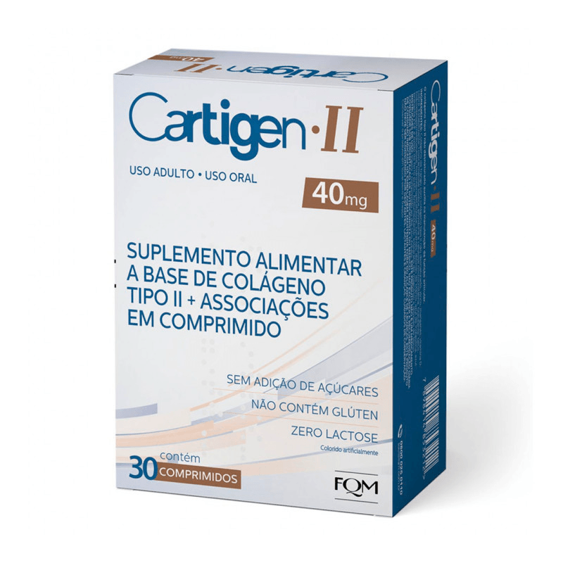 Cartigen II 40mg 30 Comprimidos: Preço, Posologia | Drogal