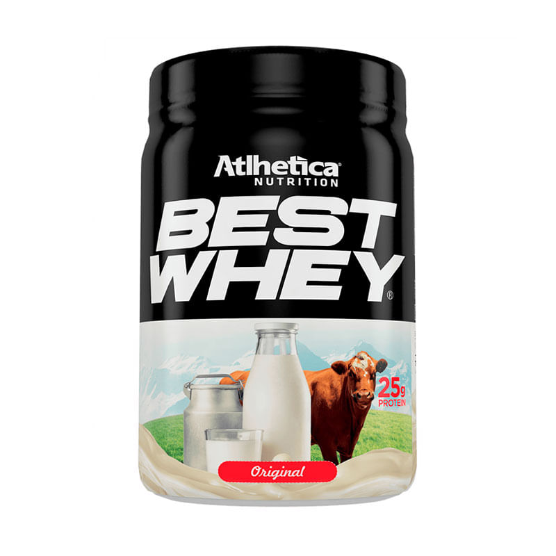 Embalagem do Best Whey Atlhetica Original 450g