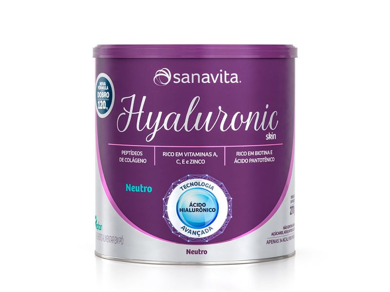 Suplemento-Alimentar-Sanavita-Hyaluronic-Skin-Neutro-270g