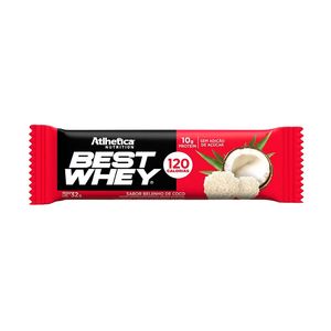 Best Whey Proteina Bar Atlhetica Sabor Beijinho de Coco 32g
