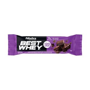 Best Whey Proteina Bar Atlhetica Sabor Brownie de Chocolate 33g