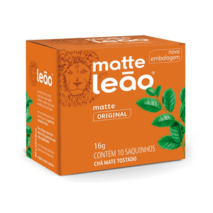 Chá Matte Leão Original 10 Sachês 16g Cada