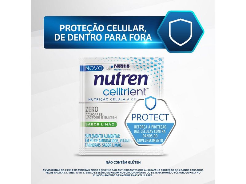 Suplemento-Alimentar-Nutren-Celltrient-Zero-Acucares-Sabor-Limao-30-Saches-de-25g-Cada