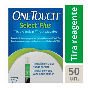 Tiras One Touch Select Plus 50 Unidades