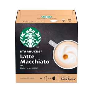 Café em Cápsula Starbucks Nescafé Dolce Gusto Latte Macchiato 12 Cápsulas