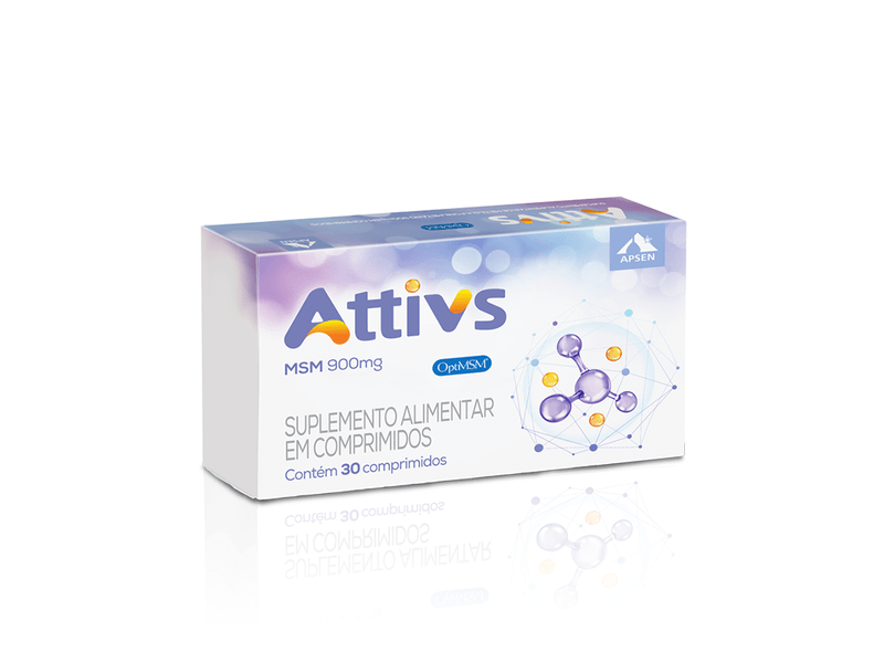 Suplemento-Alimentar-Attivs-MSM-900mg-30-Comprimidos