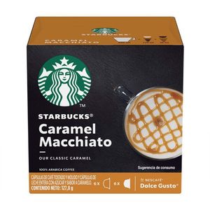 Café em Cápsula Starbucks Nescafé Dolce Gusto Caramel Macchiato 12 Cápsulas