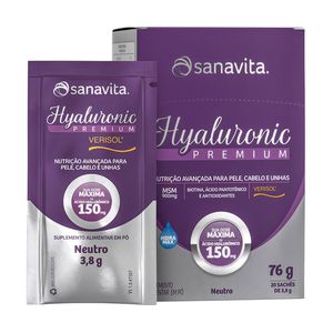 Hyaluronic Premium Verisol Sanavita 20 sachês de 3,8g
