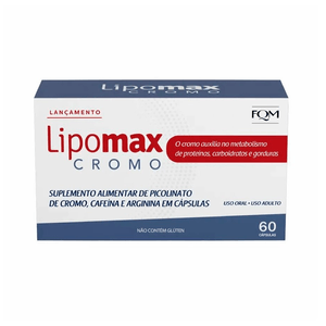 Suplemento Alimentar Lipomax Cromo 60 Cápsulas