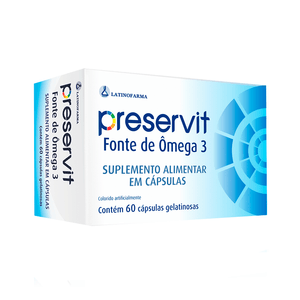Suplemento Alimentar Preservit 60 Cápsulas Gelatinosas