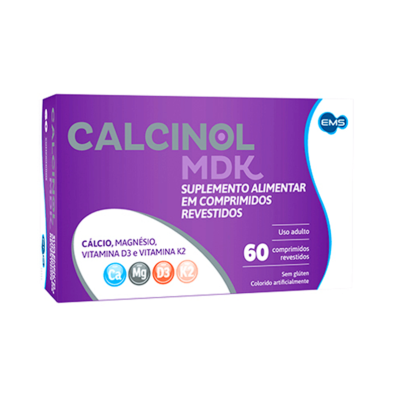 Calcinol MDK 60 Comprimidos Revestidos: Preço, Posologia