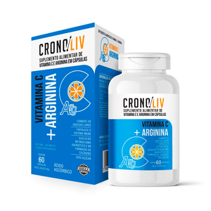 Suplemento Alimentar Cronoliv Vitamina C + Arginina 60 Cápsulas