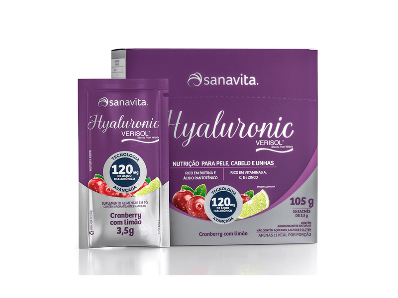 Hyaluronic-Verisol-Sanavita-Cramberry-Limao-30-Saches-35g