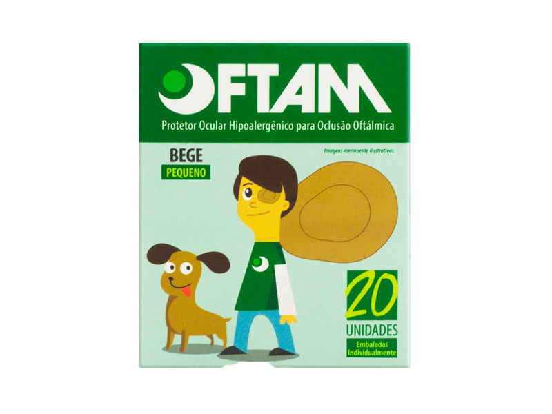 Protetor-Ocular-Hipoalergenico-Bege-Tamanho-P-20-Unidades