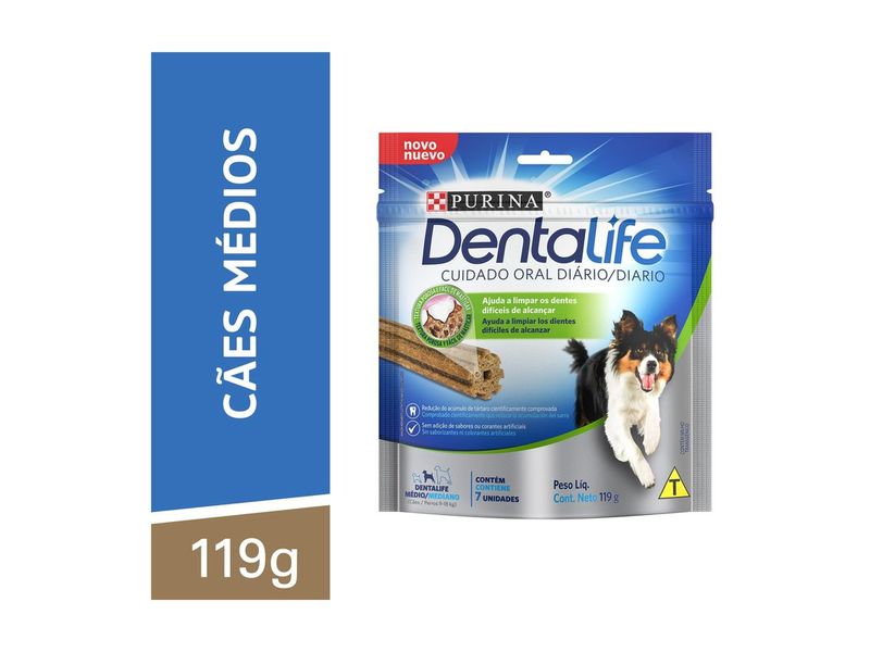 Petisco-Caes-Medio-Dentalife-Purina-Cuidado-Oral-Frango-119g