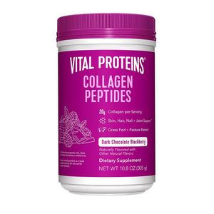 Suplemento Alimentar Vital Proteins Collagen Peptides Dark Chocolate Blackberry 305g