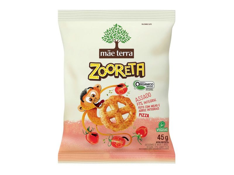 Salgadinho-Organico-Mae-Terra-Zooreta-Sabor-Pizza-45g