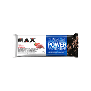 Bar Protein Power Max Titanium Morango Sensation 41g