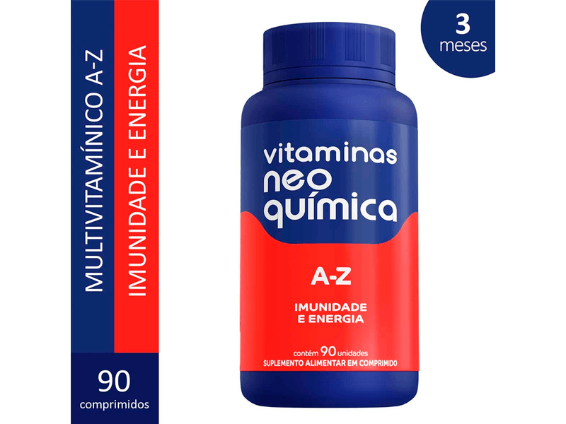 Suplemento-Alimentar-Neo-Quimica-A-Z-90-Comprimidos