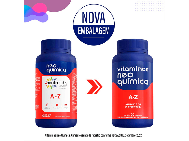 Suplemento-Alimentar-Neo-Quimica-A-Z-90-Comprimidos