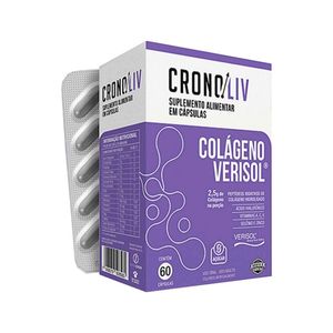 Suplemento Alimentar Cronoliv Colágeno Verisol 60 Cápsulas