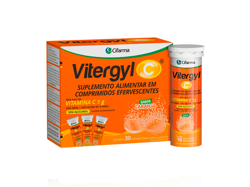 Suplemento-Alimentar-Vitergyl-C-1g-Sabor-Laranja-30-Comprimidos-Efervescentes